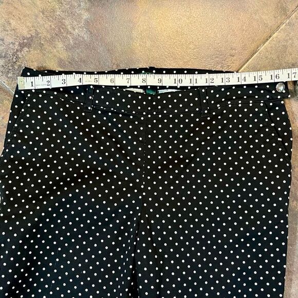Lauren Ralph Lauren Polka Dot Pants Side Zip 10 - Picture 4 of 12